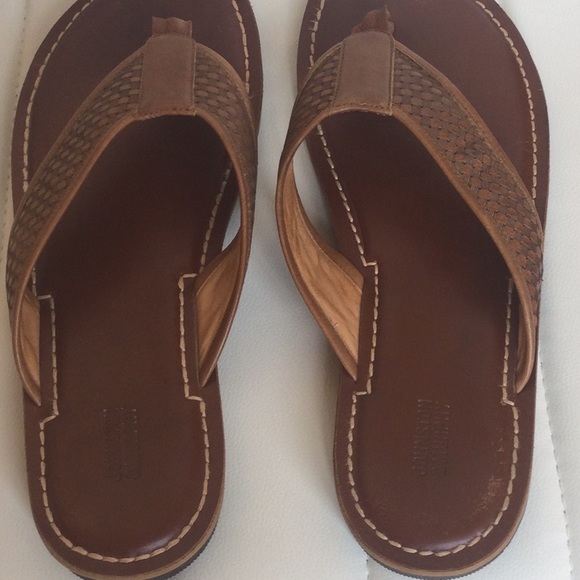 EUC Mens Johnston And Murphy 13M Brown Sandal - Picture 4 of 14